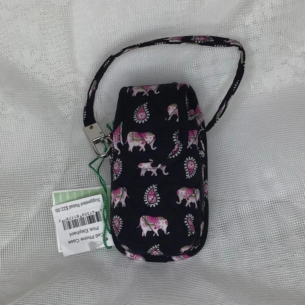 NWT Vera Bradley Pink Elephant Phone Case